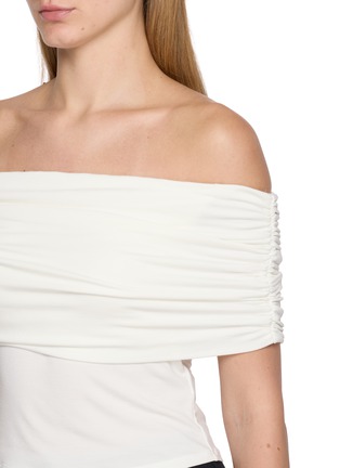  - DETERM - Collagen Gathered Off Shoulder Top