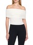 DETERM Collagen Gathered Off Shoulder Top