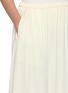  - DETERM - Gathered Waist Collagen Satin Skirt
