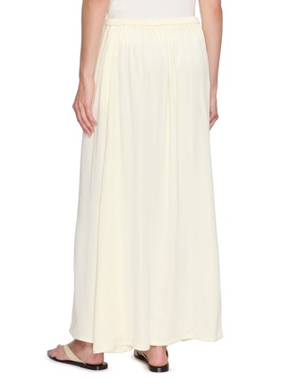 Back View - Click To Enlarge - DETERM - Gathered Waist Collagen Satin Skirt