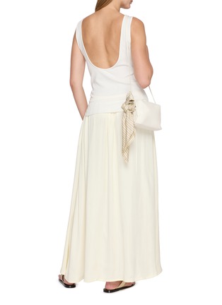 Figure View - Click To Enlarge - DETERM - Gathered Waist Collagen Satin Skirt