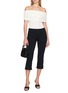 Figure View - Click To Enlarge - DETERM - Collagen Ribbed Capri Pants