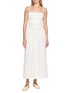DETERM Collagen Strapless Gathered Maxi Dress