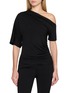DETERM Collagen Off Shoulder Draped Top