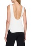 Back View - Click To Enlarge - DETERM - Collagen Scoop Neck Ribbed Tank Top
