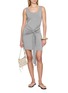Figure View - Click To Enlarge - DETERM - Collagen Pareo Dress