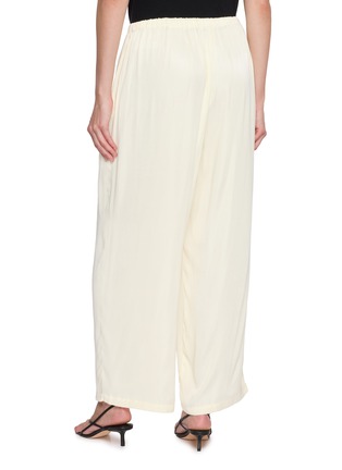 Back View - Click To Enlarge - DETERM - Drawstring Waistband Collagen Satin Pants