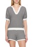 VARLEY Dora 2.0 V-Neck Cotton Knit Top