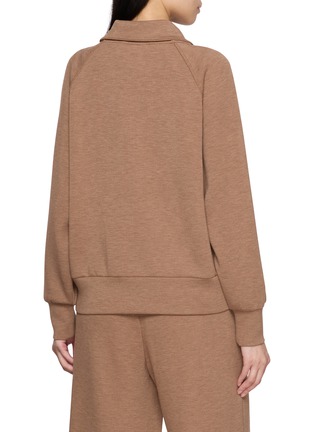 Back View - Click To Enlarge - VARLEY - Tyde Zip Up Sweatshirt Jacket