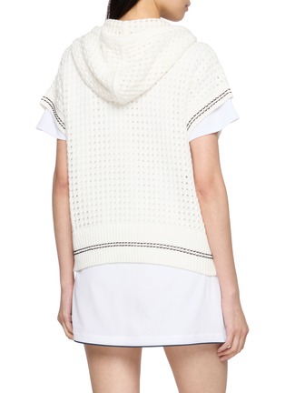 Back View - Click To Enlarge - VARLEY - Vittoria Knit Hoodie
