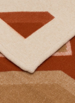 Detail View - Click To Enlarge - FRETTE - x Tara Bernerd Deco Throw — Rust/Tan