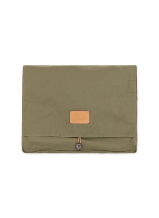 Detail View - Click To Enlarge - FRETTE - x Tara Bernerd Deco Square Cushion — Rust/Tan
