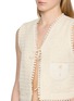  - YOUNG N SANG - Hand Beads Layered Textured Vest