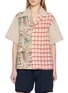 YOUNG N SANG Hand Beads Patchworked Shirt