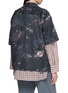 Back View - Click To Enlarge - BEAUTIFUL PEOPLE - Y-Connect Cosmos Ripstop Cotton Shirt