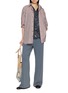 Figure View - Click To Enlarge - BEAUTIFUL PEOPLE - Y-Connect Cosmos Ripstop Cotton Shirt
