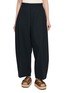BEAUTIFUL PEOPLE Side Tuck Sheer Wide Leg Wool Pants