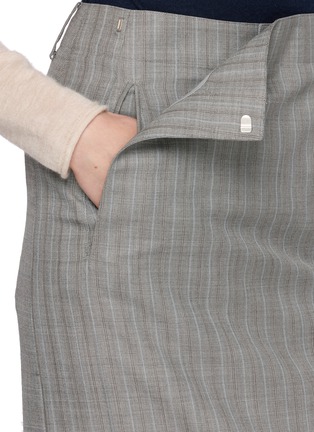  - BEAUTIFUL PEOPLE - Straight Suiting Wool Silk Skirt