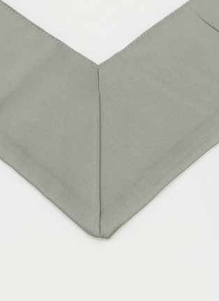 Detail View - Click To Enlarge - FRETTE - Bold King Size Duvet Cover Set — Green
