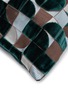 Detail View - Click To Enlarge - FRETTE - Luxury Avant Garde Cushion Cover — Green