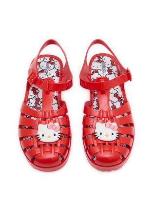 Detail View - Click To Enlarge - MELISSA SHOES - x Hello Kitty And Friends Possession PVC Cage Sandals
