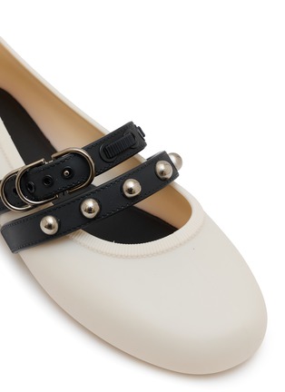 Detail View - Click To Enlarge - MELISSA SHOES - Soft Ballerina Studs PVC Mary Janes