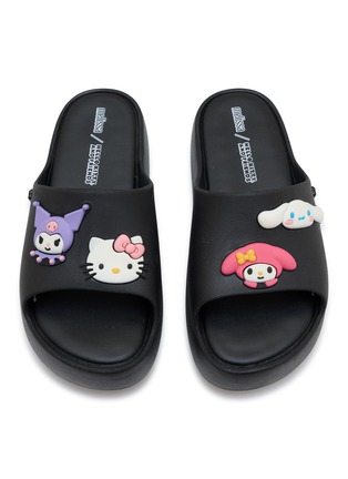 Detail View - Click To Enlarge - MELISSA SHOES - x Hello Kitty And Friends PVC Platform Slides