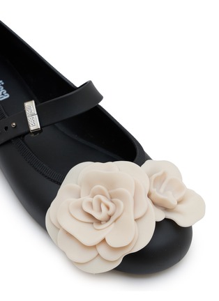 Detail View - Click To Enlarge - MELISSA SHOES - Soft Ballerina Petals PVC Mary Janes
