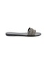 NICOLAS LAINAS Strass Band Leather Slides
