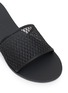 Detail View - Click To Enlarge - NICOLAS LAINAS - Fishnet Leather Slides