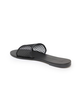 Detail View - Click To Enlarge - NICOLAS LAINAS - Fishnet Leather Slides