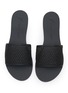 Figure View - Click To Enlarge - NICOLAS LAINAS - Fishnet Leather Slides