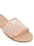 Detail View - Click To Enlarge - NICOLAS LAINAS - Fishnet Leather Slides