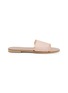 NICOLAS LAINAS Fishnet Leather Slides