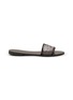 NICOLAS LAINAS Printed Mesh Leather Slides