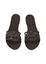 Figure View - Click To Enlarge - NICOLAS LAINAS - Printed Mesh Leather Slides