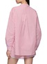 Back View - Click To Enlarge - RELAX RE-LUX - Bora Stripe Panel Floral Embroidered Shirt