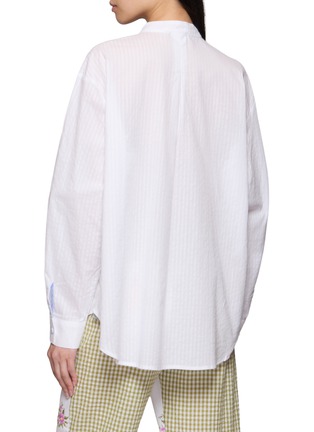 Back View - Click To Enlarge - RELAX RE-LUX - Bora Floral Embroidered Shirt