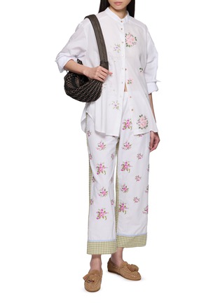 Figure View - Click To Enlarge - RELAX RE-LUX - Bora Floral Embroidered Shirt