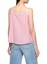 Back View - Click To Enlarge - RELAX RE-LUX - Limone Sleeveless Floral Embroidered Tie Strap Top