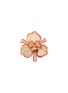 Main View - Click To Enlarge - GUANABANA - Flower Napkin Ring — Beige/Red