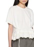  - ASSIGNMENTS - Scallop Hem Drawstring Waist T-Shirt