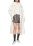 Figure View - Click To Enlarge - ASSIGNMENTS - Scallop Hem Drawstring Waist T-Shirt