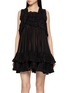 ASSIGNMENTS Tiered Ruffle Mini Dress