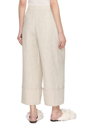 Back View - Click To Enlarge - ASSIGNMENTS - Pleated Cropped Pants
