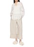 Figure View - Click To Enlarge - ASSIGNMENTS - Pleated Cropped Pants