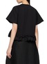 Back View - Click To Enlarge - ASSIGNMENTS - Scallop Hem Drawstring Waist T-Shirt