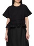 ASSIGNMENTS Scallop Hem Drawstring Waist T-Shirt