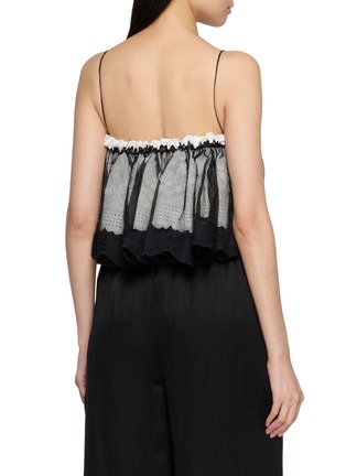 Back View - Click To Enlarge - ASSIGNMENTS - Morning Mist Sheer Cotton Silk Camisole