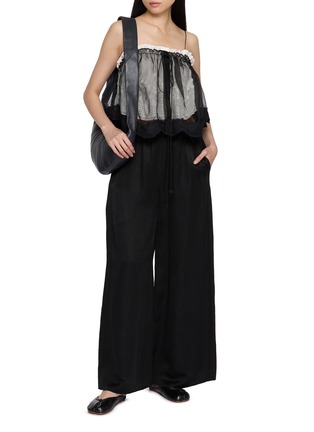 Figure View - Click To Enlarge - ASSIGNMENTS - Morning Mist Sheer Cotton Silk Camisole